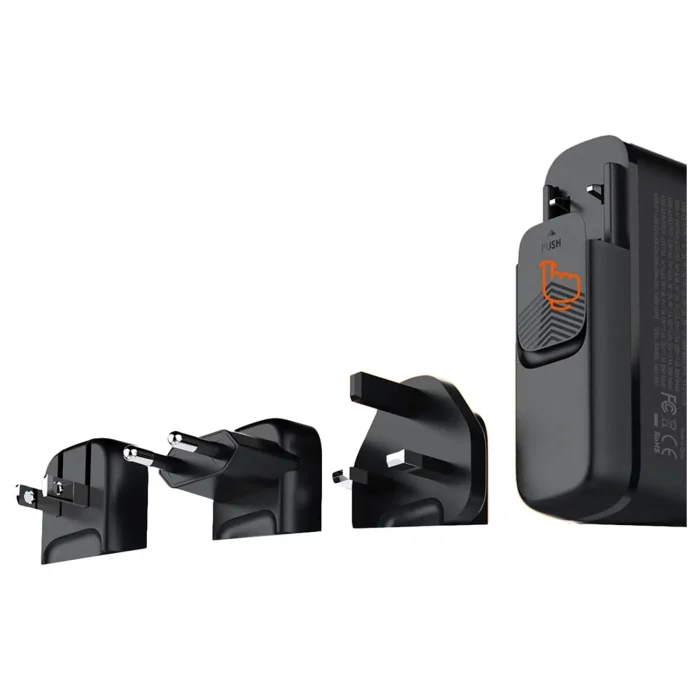 Digitplus GaN Travel Adapter Black