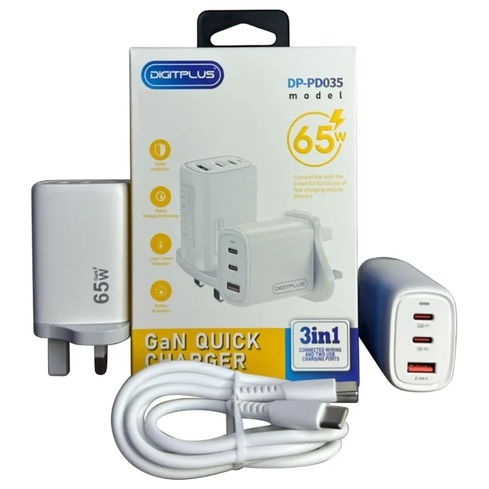 Digitplus GaN Charger White